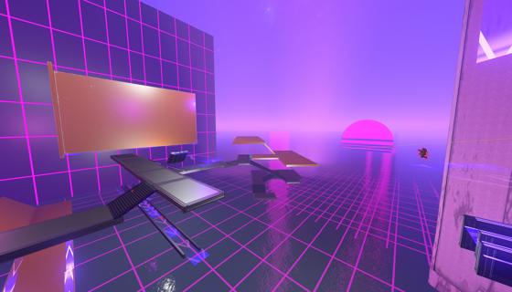 Image: Aim Training Synthwave