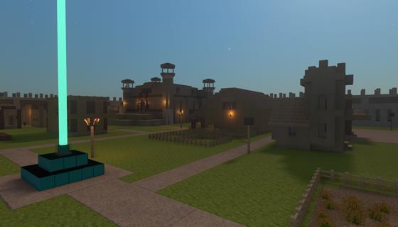 圖片來源： Minecraft village
