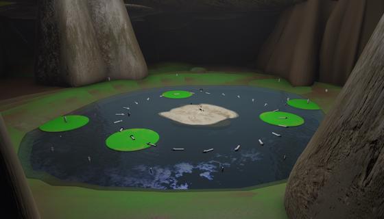 Burried pond