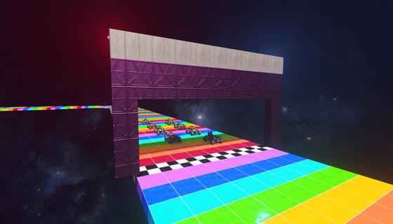 SNES Rainbow Road