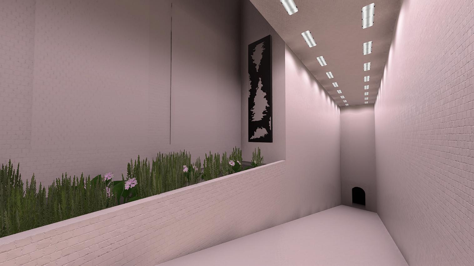 Ceramic hallway - Liminal space