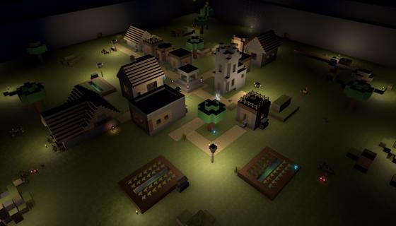 Minecraft Classic Village - UGC - Halo Infinite