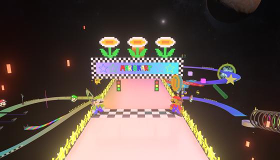 Image: Mario Karts - Rainbow Road