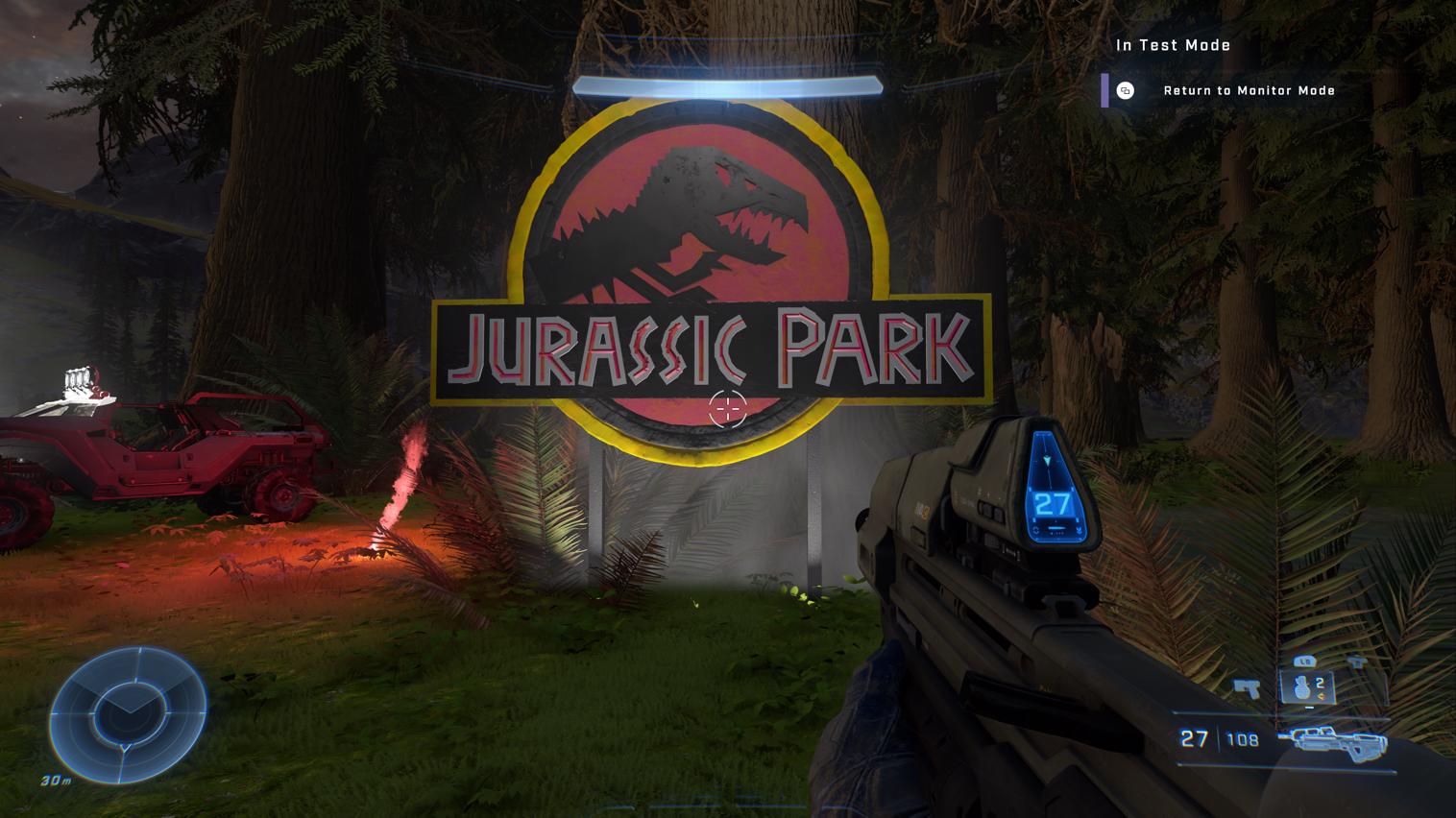 Jurassic Park T-Rex Sign (WIP)