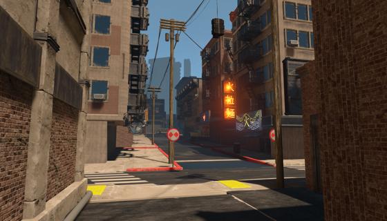 Image: Tagged Alley - Husky Raid