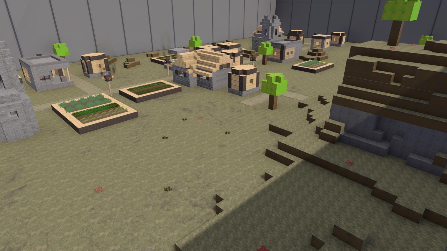 Minecraft village + 2