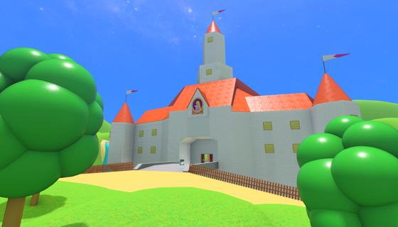 Image: PEACH'S CASTLE MARIO BROTHERS