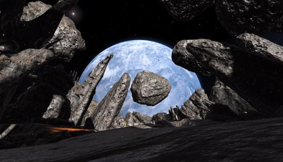 Volcanic asteroid