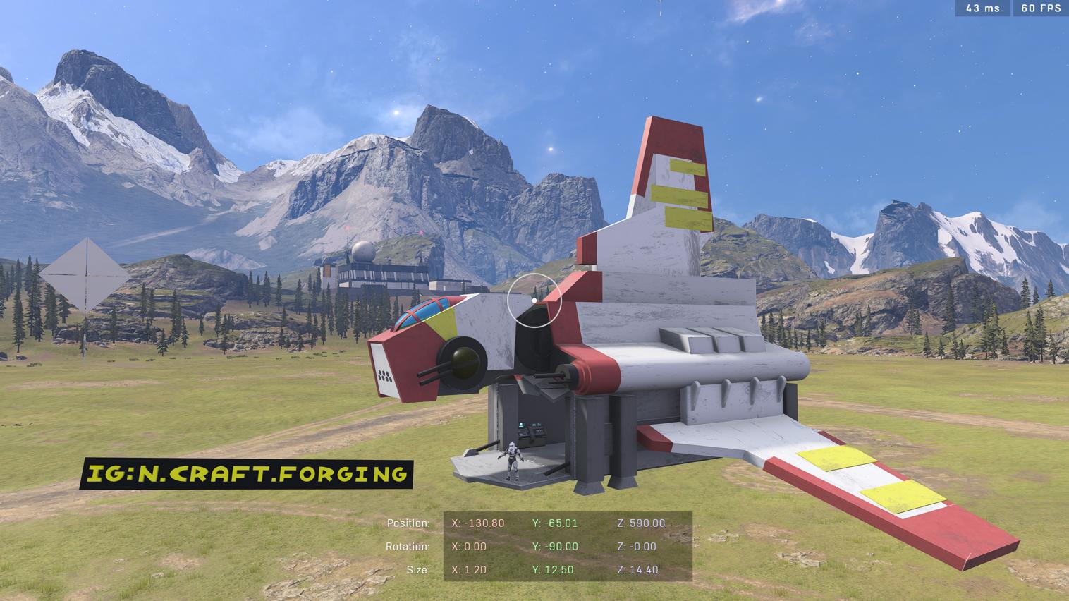 Star Wars Rho Attack Shuttle (Hovering)