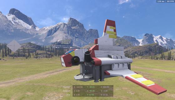 Image: Star Wars Rho Attack Shuttle (Hovering)