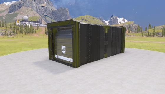 UNSC Shipping Crate Closed - UGC - Halo Infinite