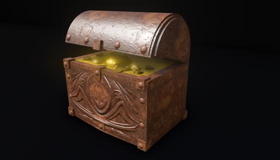 Image: PREFAB old Treasure chest
