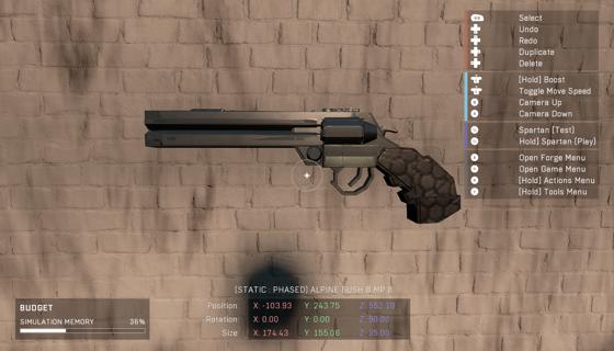 Vash the Stampede's Revolver v1 - UGC - Halo Infinite