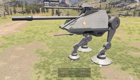 Image: Star Wars AT-AP (Cannon Leg Deployed)