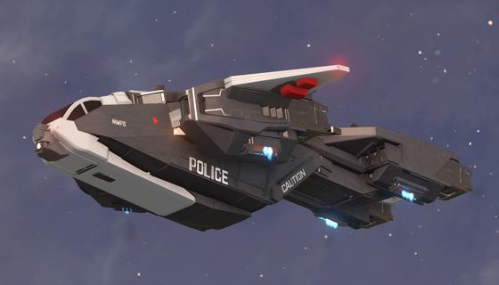 Police Pelican - Flying