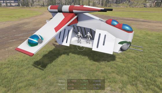 Thumbnail: Star Wars Clone Wars LAAT (Right Open)