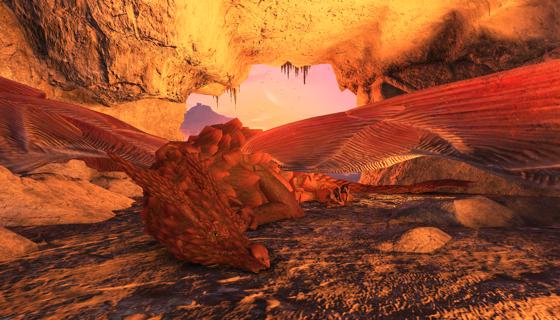 Image: Dragon lies down