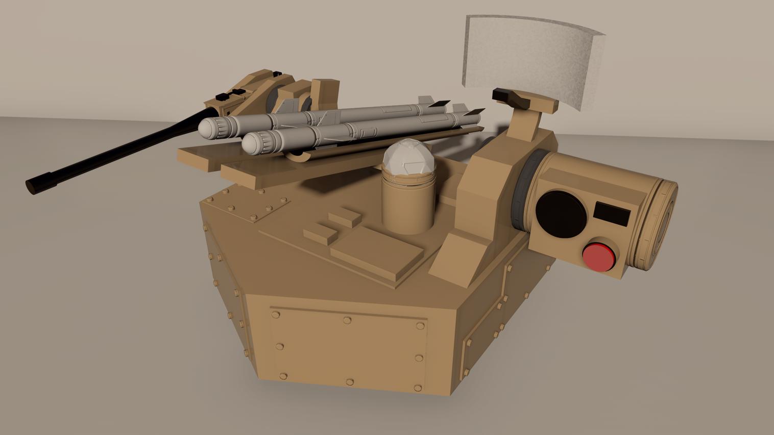 Turret - Auto Cannon and AA Missiles V1