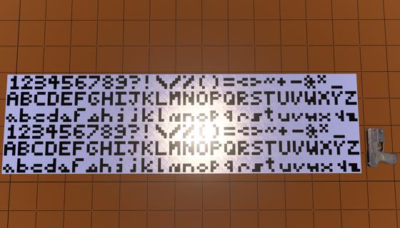 .1 Pixel Type 4x5 (Lowercase)