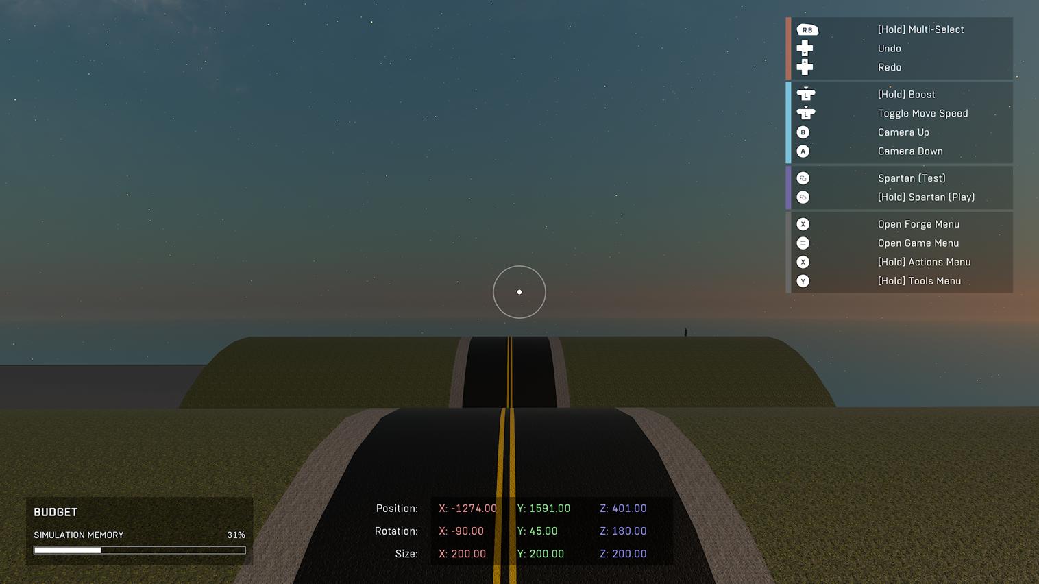 Rolling road hills