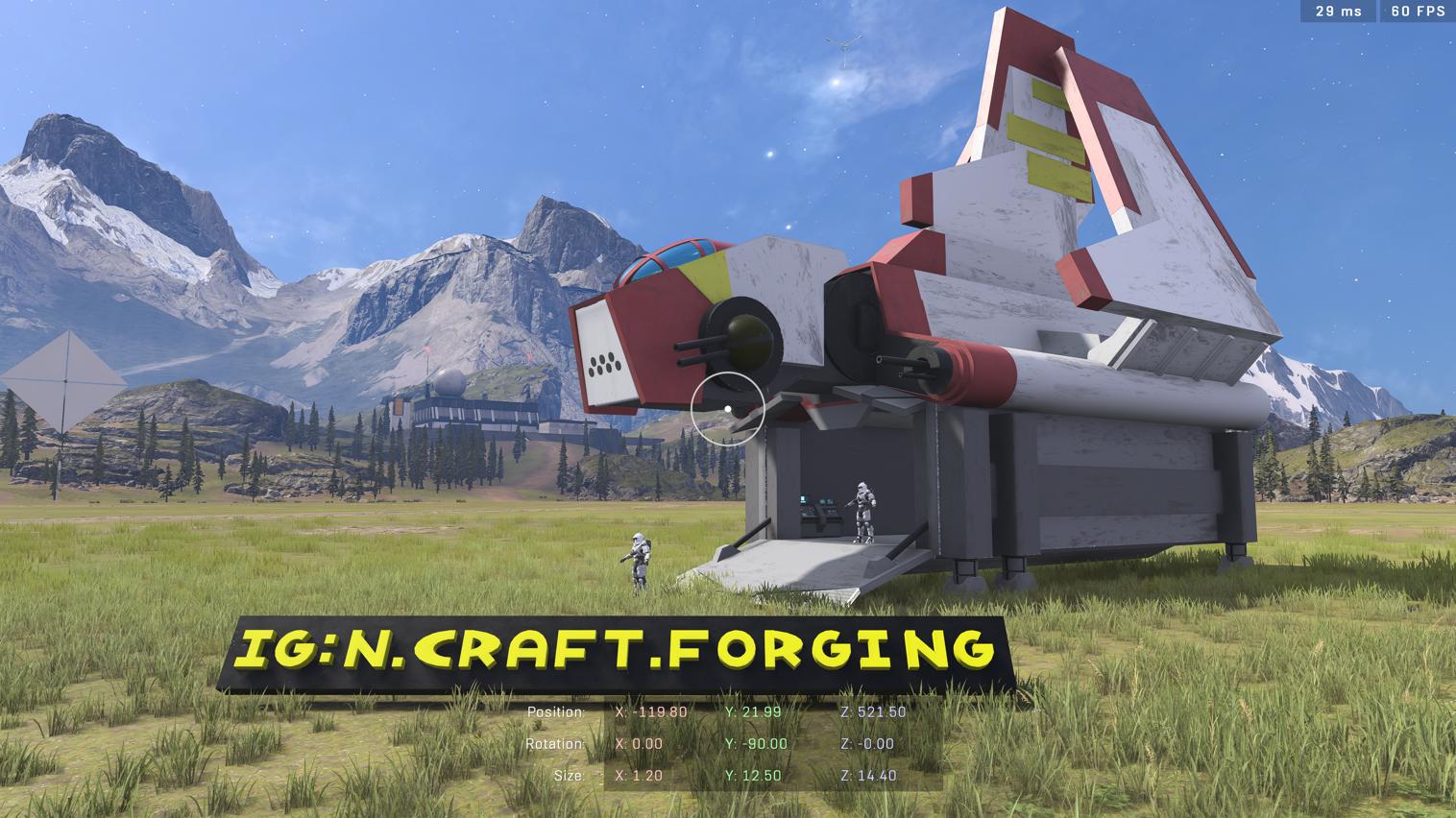 Star Wars Rho Attack Shuttle (Landed)