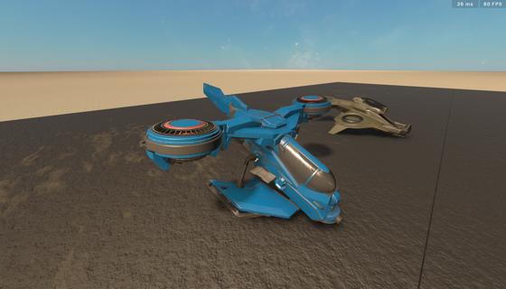 Image: AV-12 Civilian Hornet, Blue