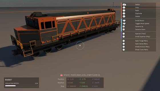 Thumbnail: orange black freight train