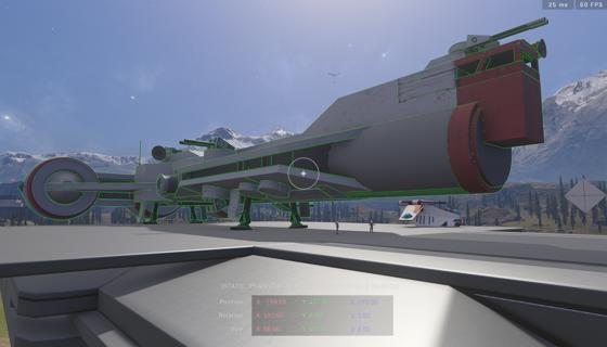 Image: Star Wars Republic Frigate (Parked)