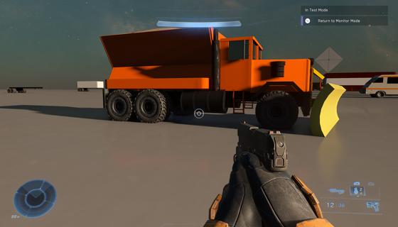 Thumbnail: Snow plow sander truck v2