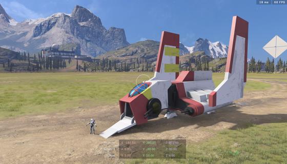 Image: Star Wars Nu Shuttle (Landed) Updated