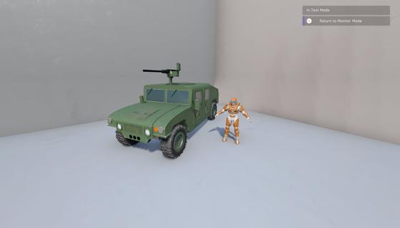Image: HMMWV M998 Humvee Green