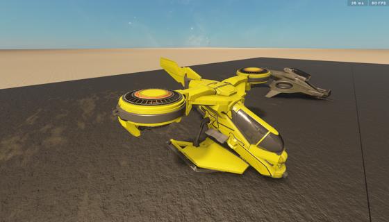 Image: AV-12 Civilian Hornet, Yellow