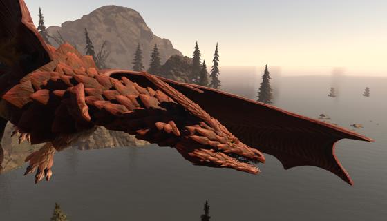 Image: Dragon flying