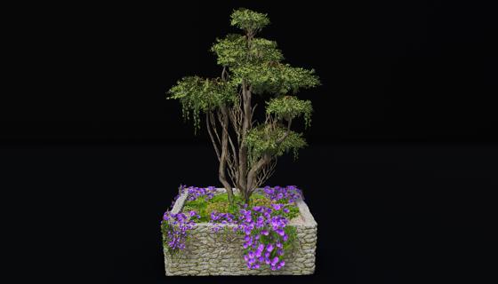 Thumbnail: PREFAB tree and flowers