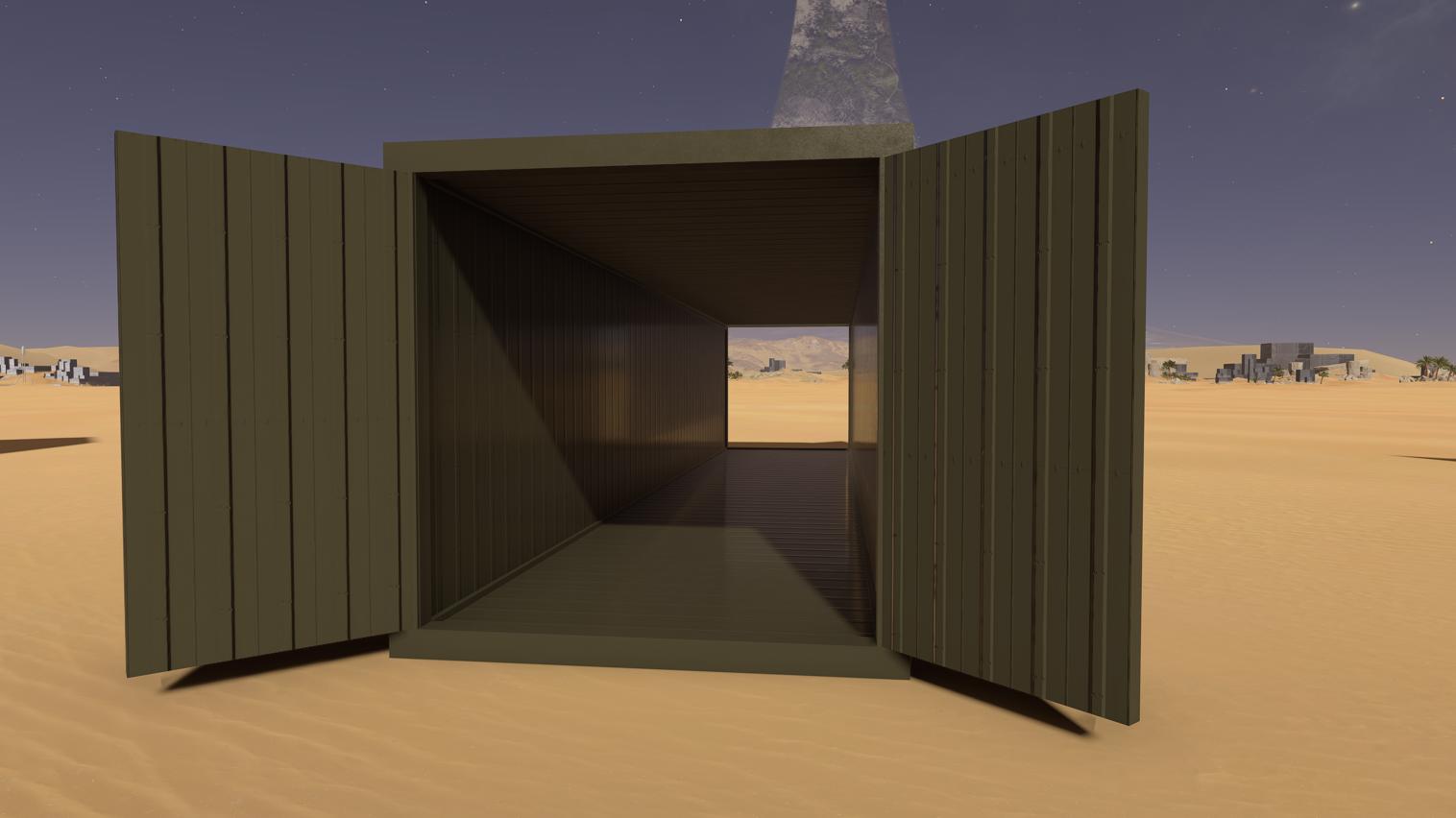 Shipping Container - Large, Open