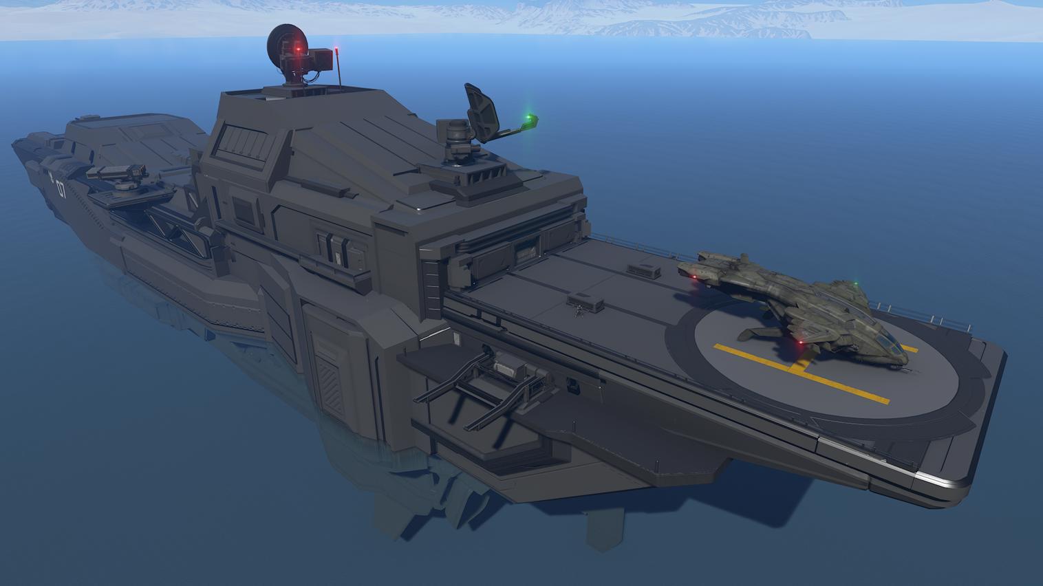 UNSC Navy Warship -REDUX-