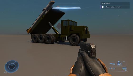 Image: Army truck missle carrier