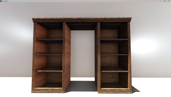 Double Shelving Unit