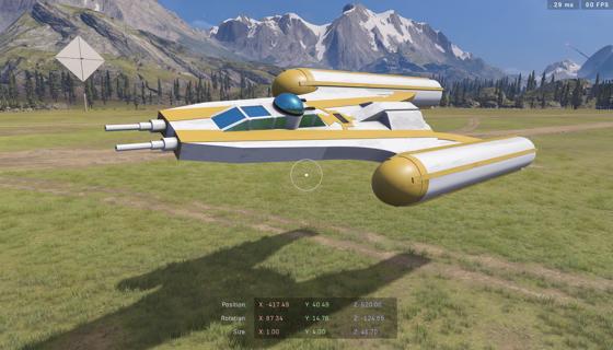 Image: Star Wars BTL-B Y-Wing Bomber (Flying)