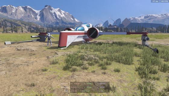 Image: Star Wars ARC170 Starfighter (Landed)