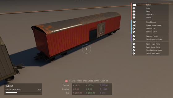 Image: Red old train box car