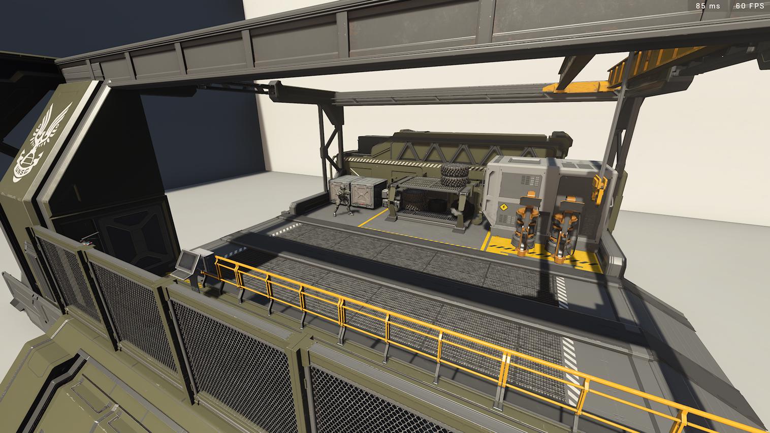 UNSC Vehicle Bay REMAKE -HW2-