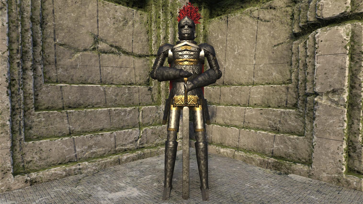 Suit of armour (long sword)
