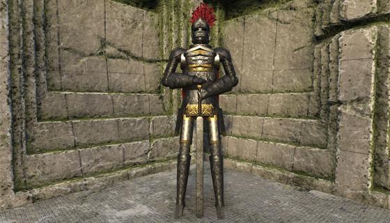 Image: Suit of armour (long sword)