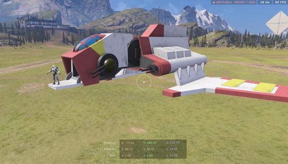 Image: Star Wars Nu Shuttle (Hovering) Updated