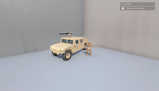 Image: HMMWV M998 Humvee Tan