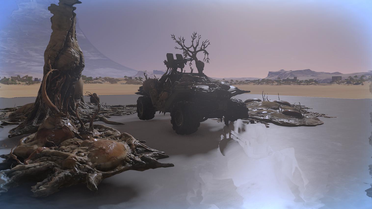 driveable Flood infected warthog