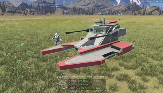 Image: Star Wars Saber Fighter Tank