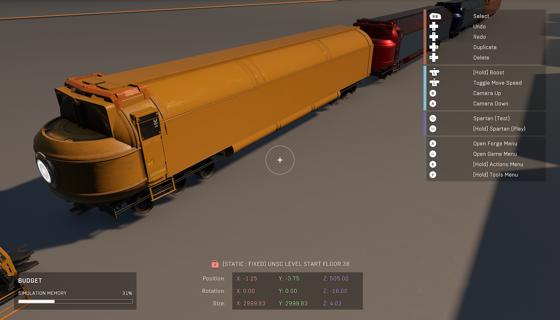 Image: Yellow old freight train