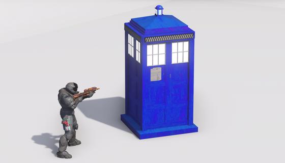 ArtNoob | Dr Who Tardis - UGC - Halo Infinite
